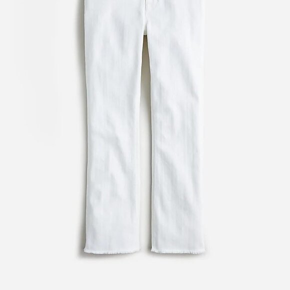 NWT - J Crew Petite 10" demi-boot crop jean in white wash - Picture 4 of 5